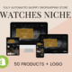 🥇 WATCHES NICHE Fully Automated Shopify Dropshipping Business Store Website
